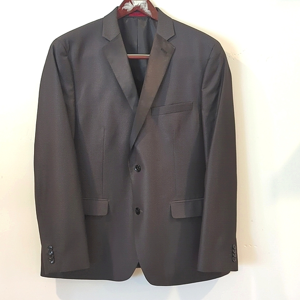 Men's Alfani Blazer Black 44R Slim Fit